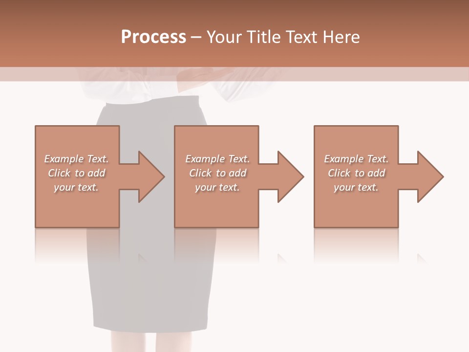 Mature Smiling Isolated PowerPoint Template