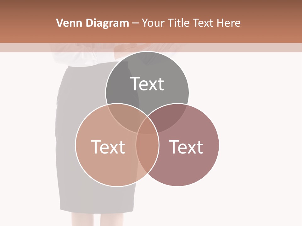 Mature Smiling Isolated PowerPoint Template