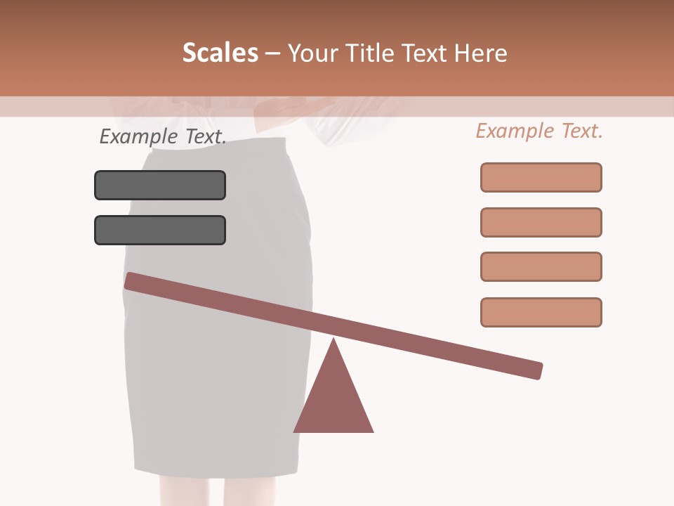 Mature Smiling Isolated PowerPoint Template