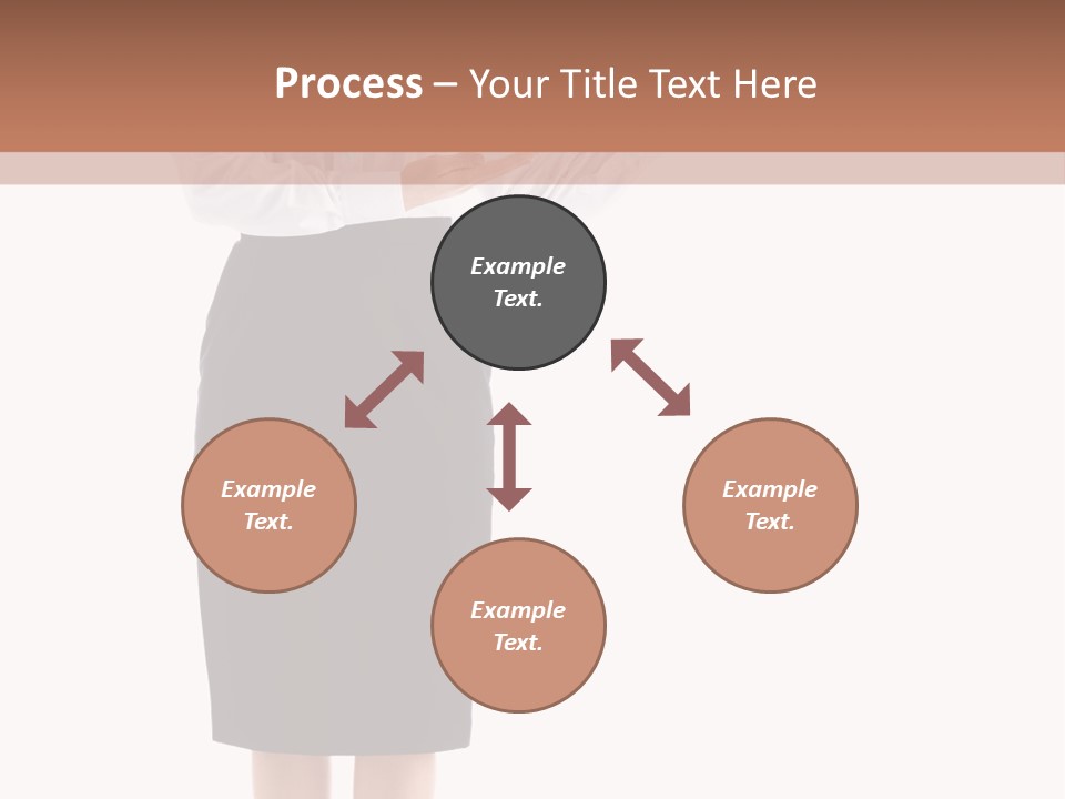 Mature Smiling Isolated PowerPoint Template
