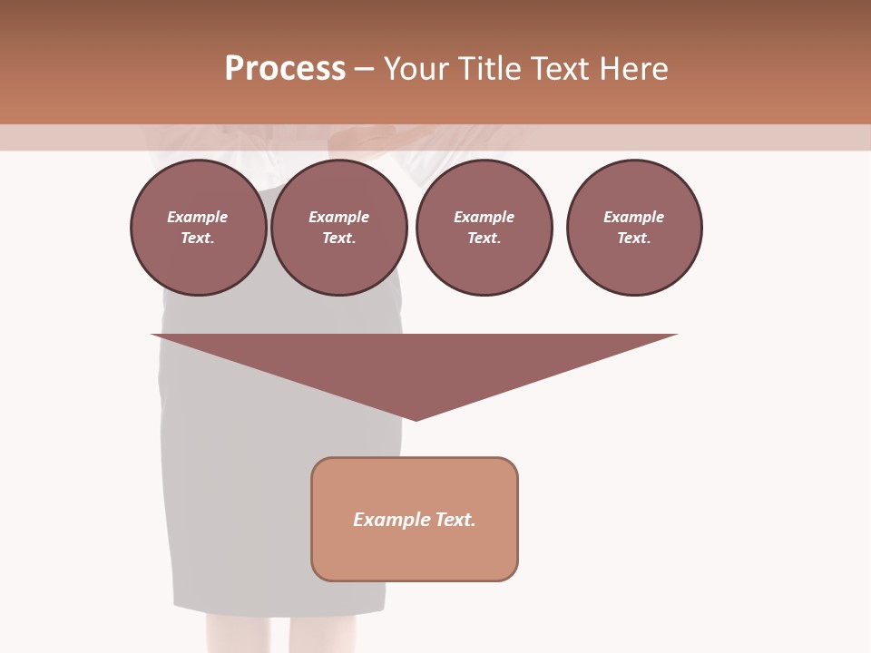 Mature Smiling Isolated PowerPoint Template