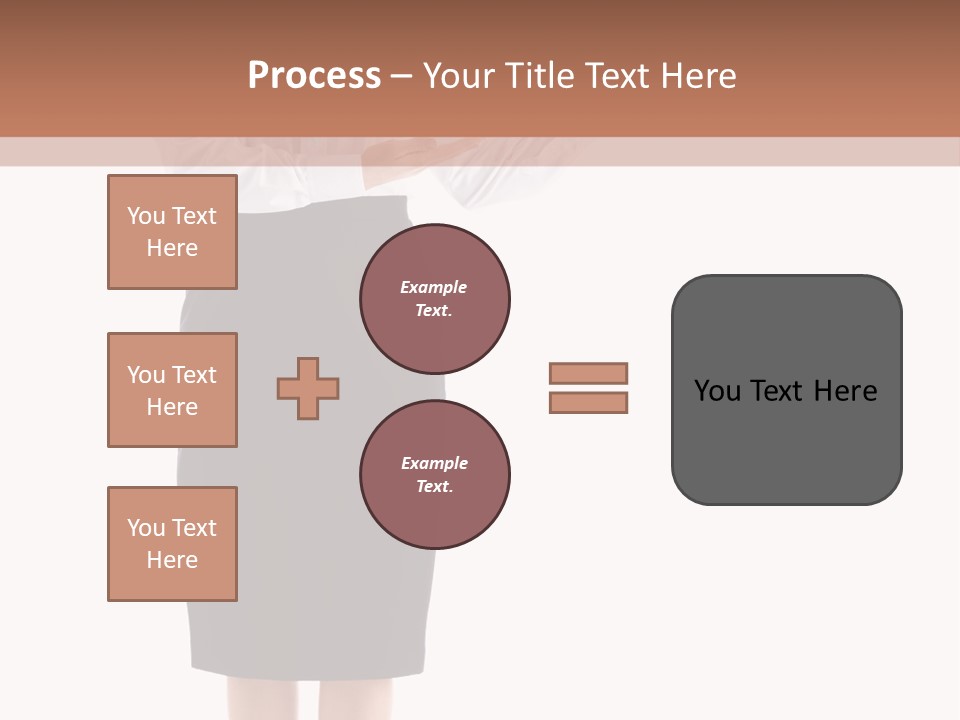 Mature Smiling Isolated PowerPoint Template
