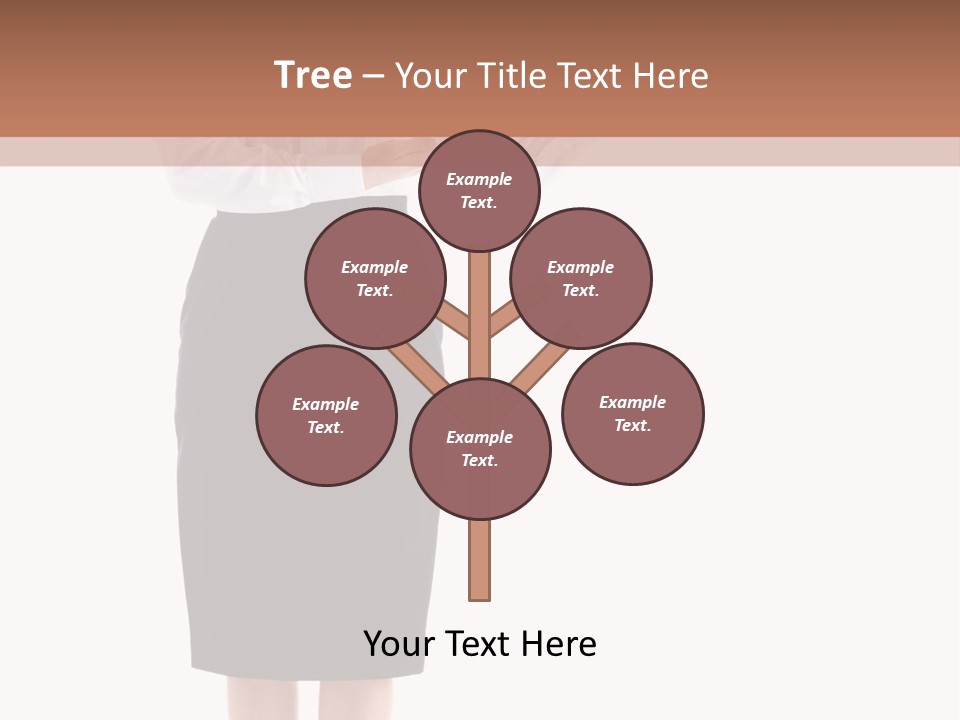Mature Smiling Isolated PowerPoint Template