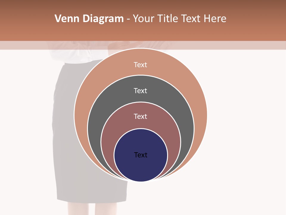Mature Smiling Isolated PowerPoint Template