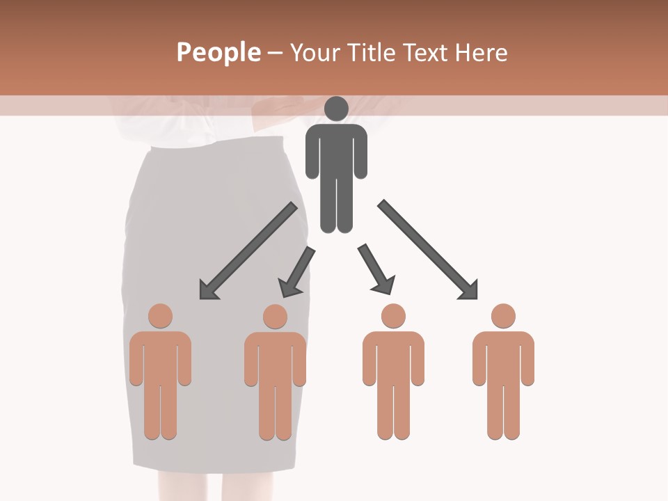 Mature Smiling Isolated PowerPoint Template