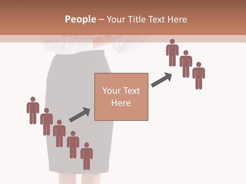 Mature Smiling Isolated PowerPoint Template