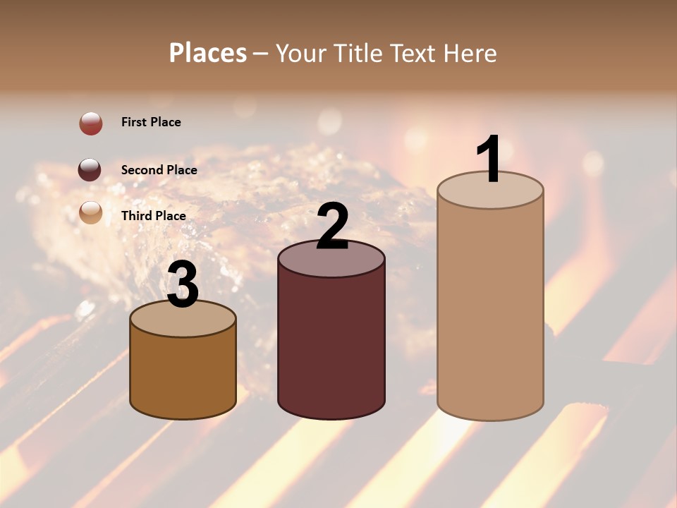 Grilling Barbeque Fire PowerPoint Template