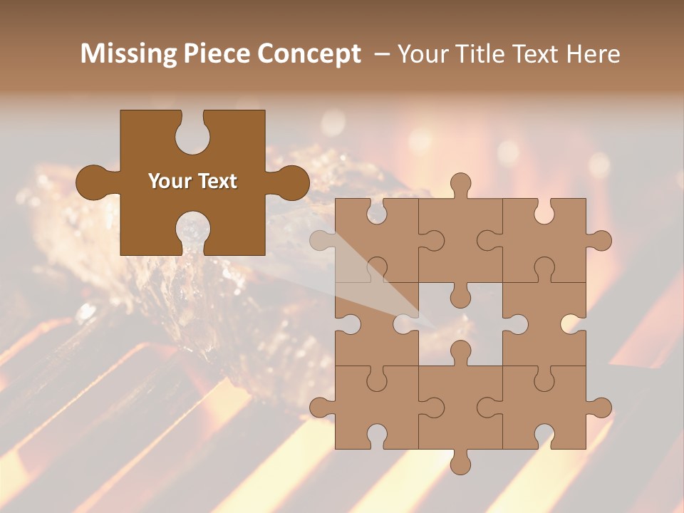 Grilling Barbeque Fire PowerPoint Template