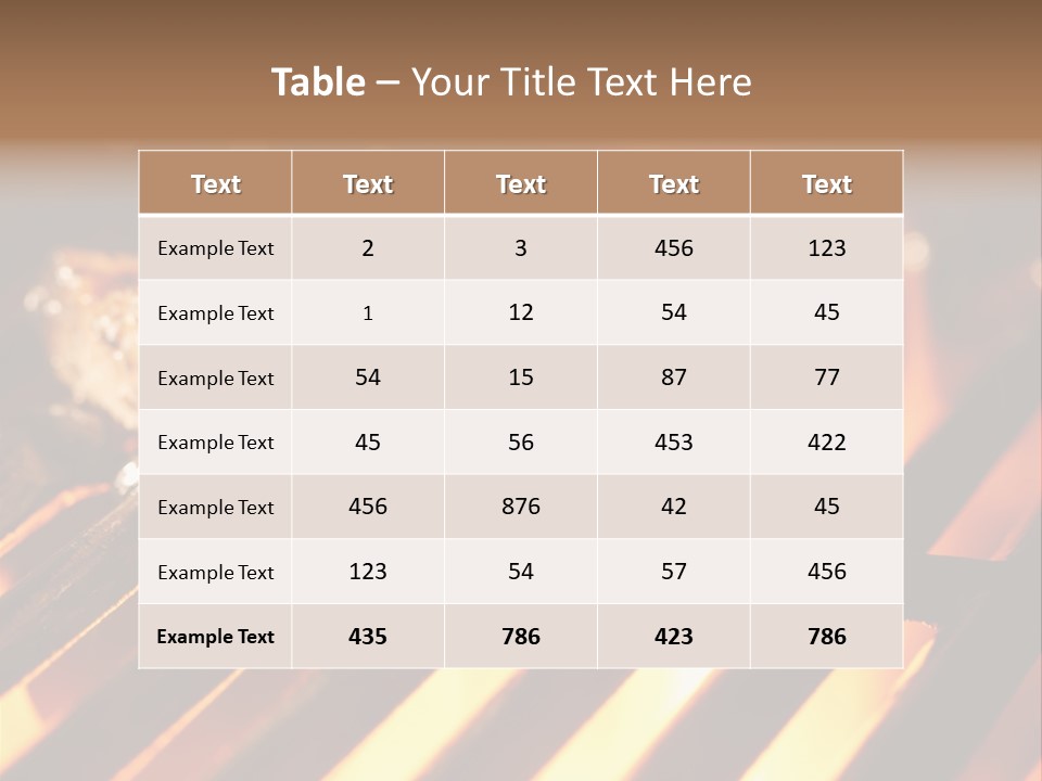 Grilling Barbeque Fire PowerPoint Template