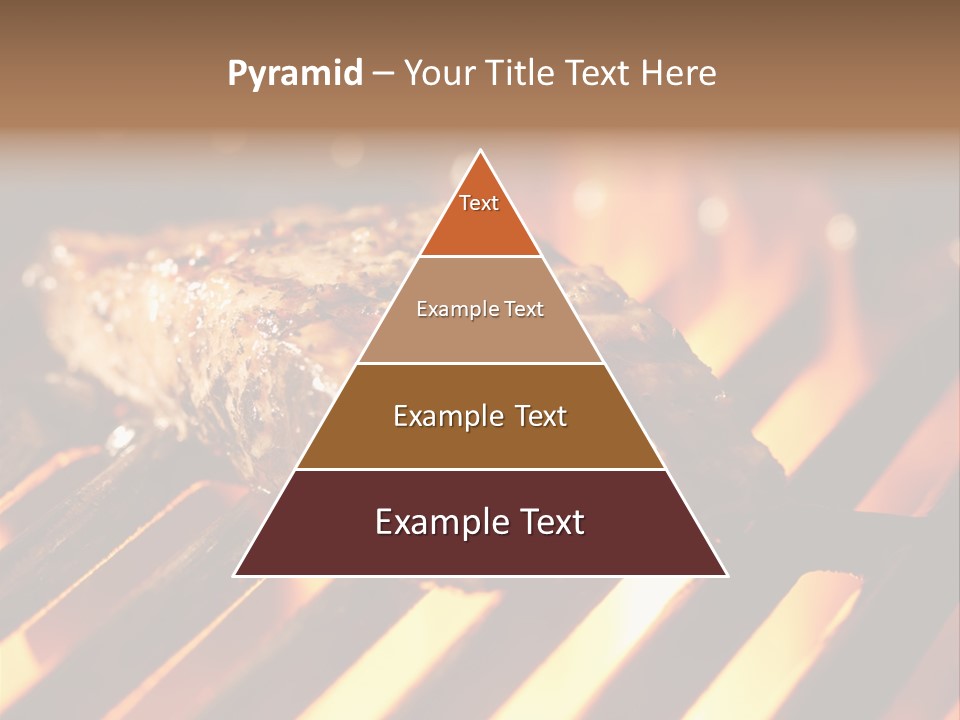 Grilling Barbeque Fire PowerPoint Template