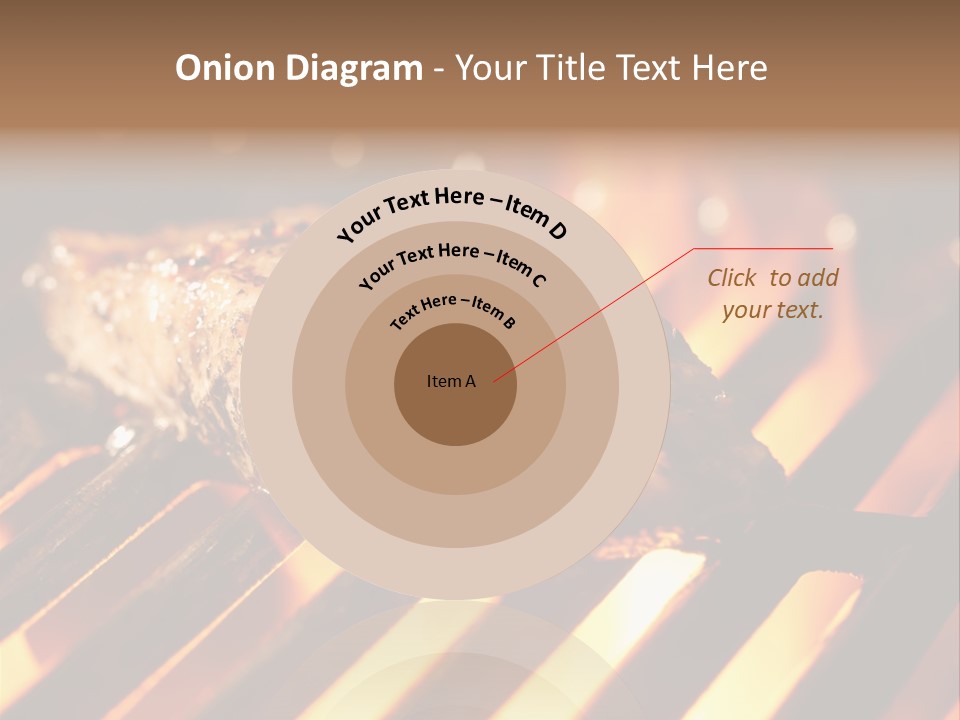 Grilling Barbeque Fire PowerPoint Template
