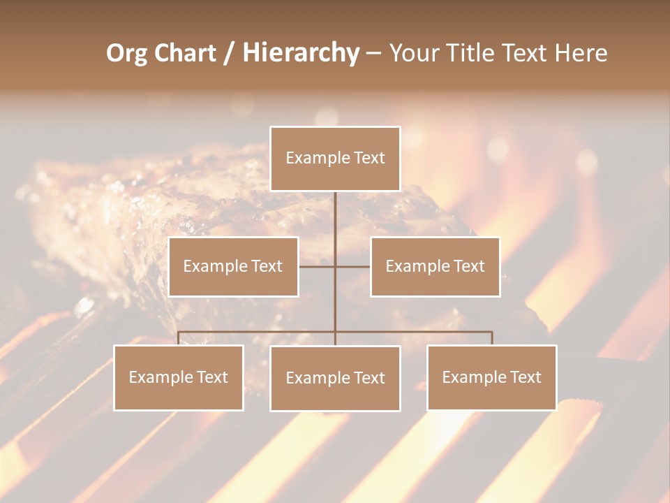 Grilling Barbeque Fire PowerPoint Template