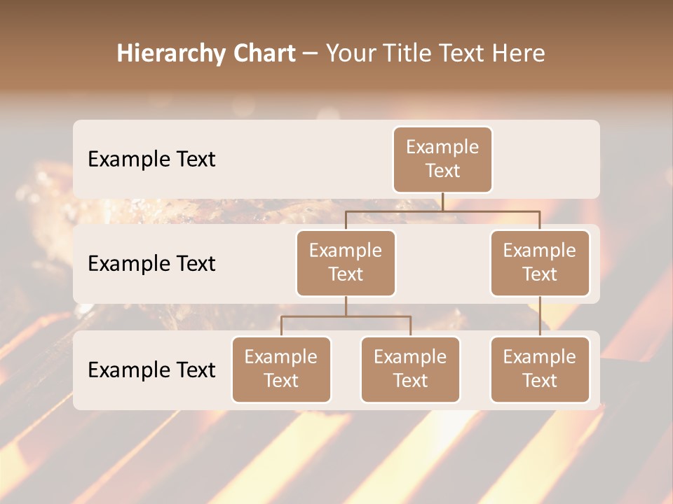 Grilling Barbeque Fire PowerPoint Template