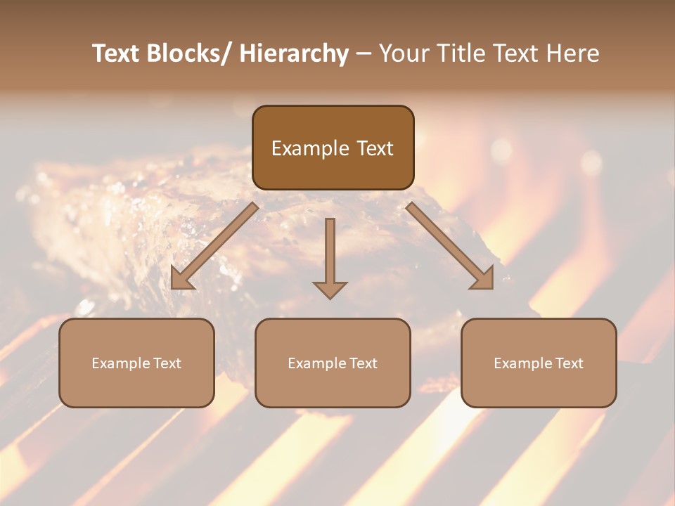 Grilling Barbeque Fire PowerPoint Template
