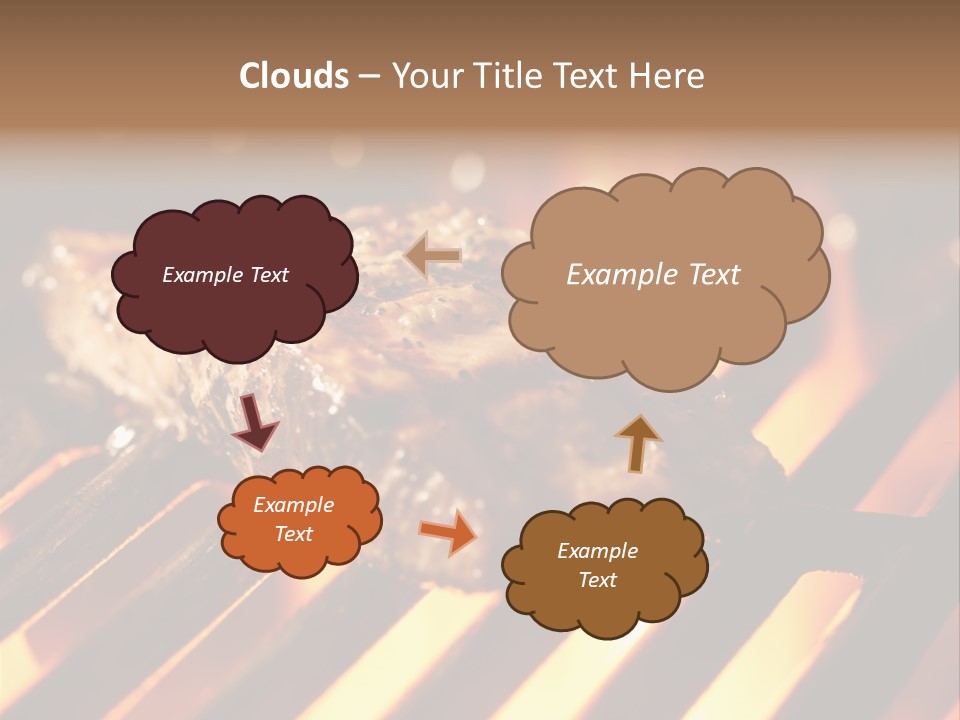 Grilling Barbeque Fire PowerPoint Template