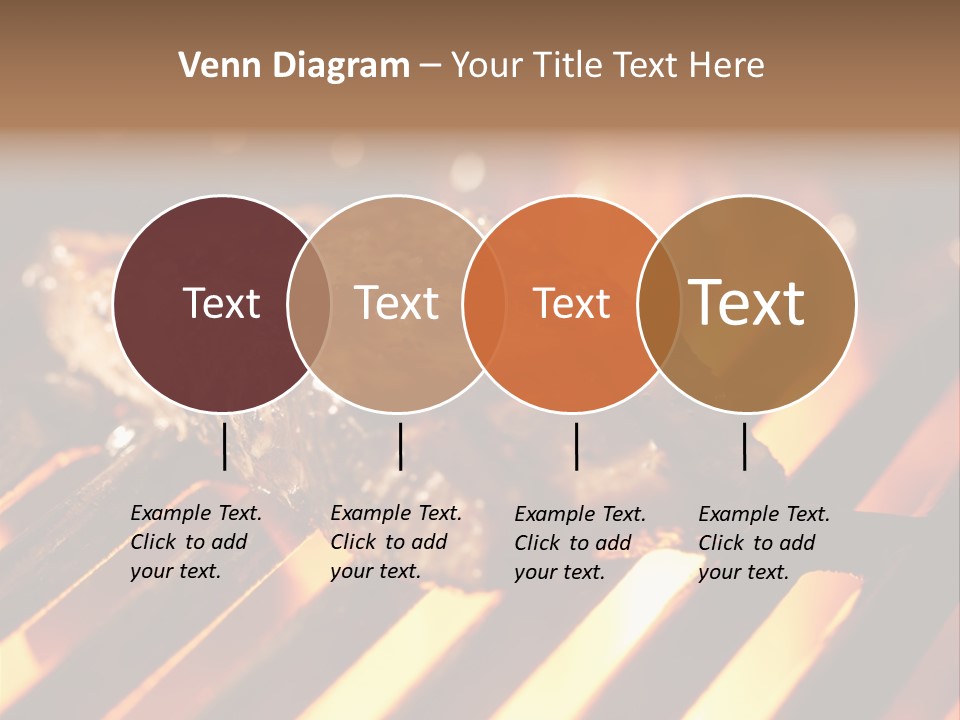 Grilling Barbeque Fire PowerPoint Template