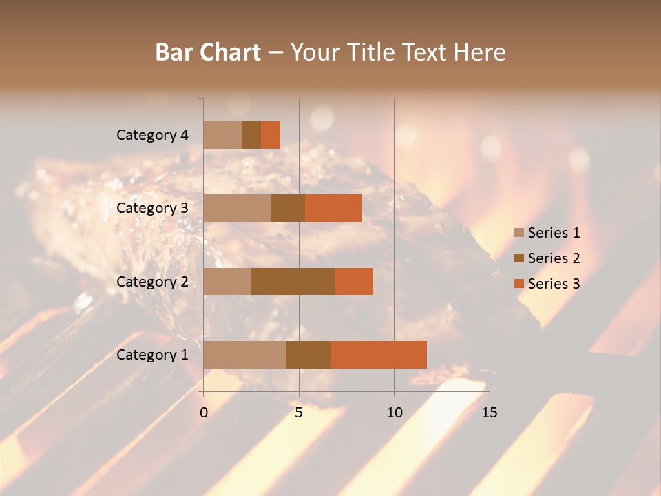 Grilling Barbeque Fire PowerPoint Template