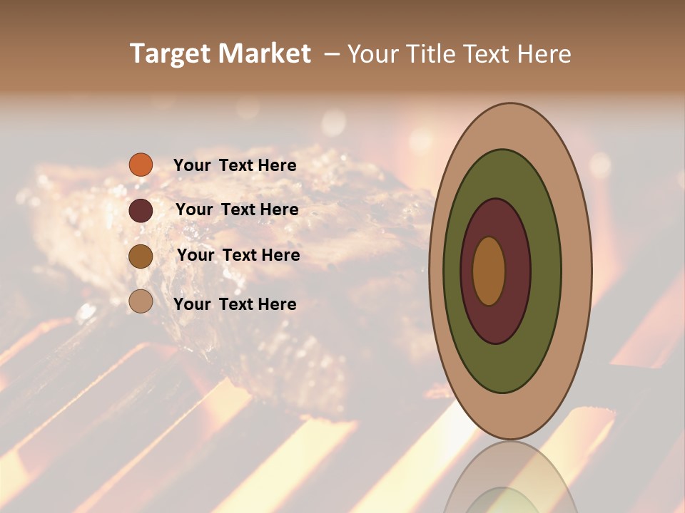 Grilling Barbeque Fire PowerPoint Template