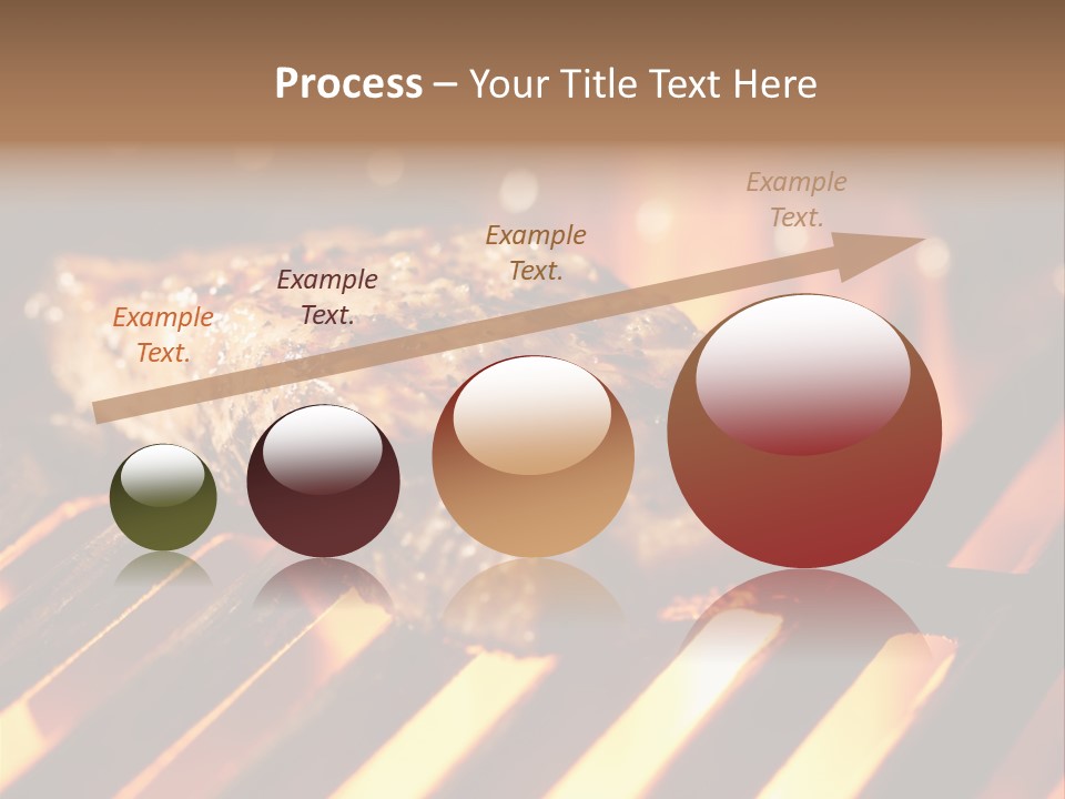 Grilling Barbeque Fire PowerPoint Template