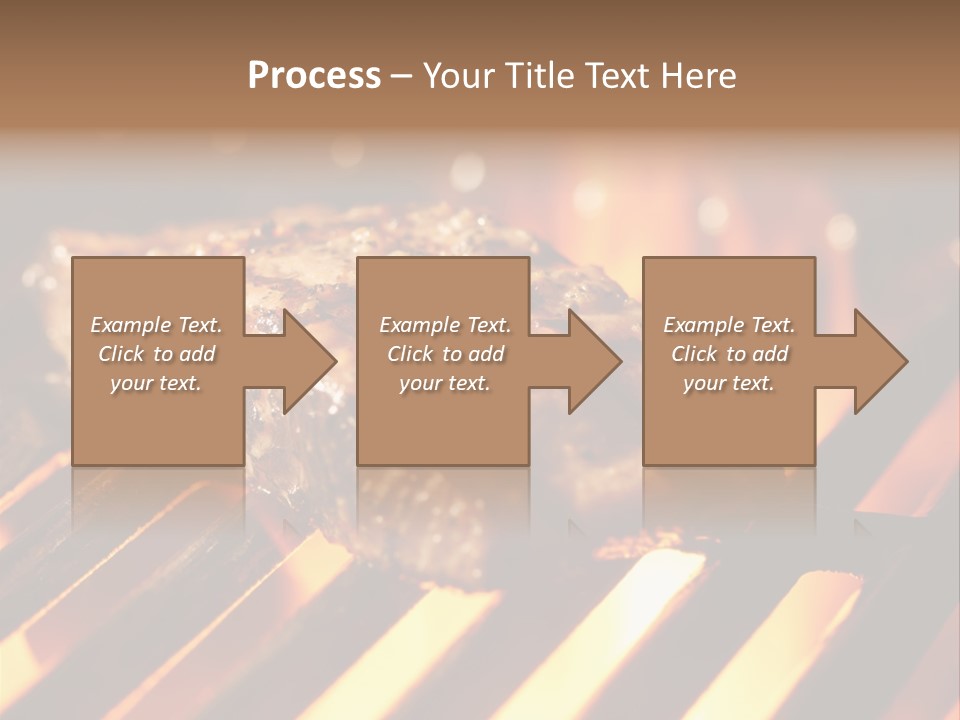 Grilling Barbeque Fire PowerPoint Template