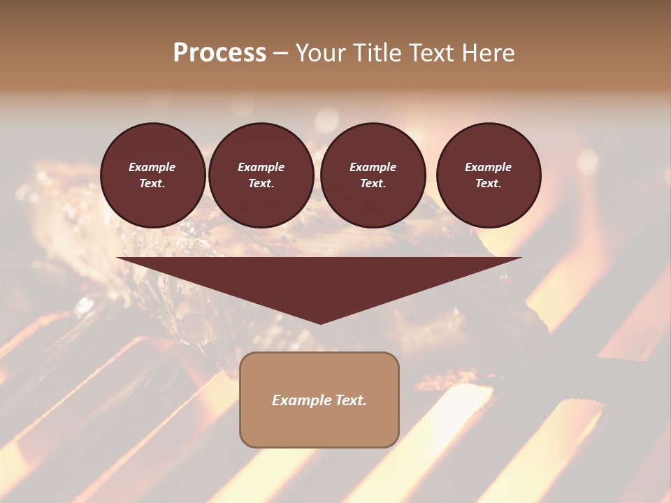 Grilling Barbeque Fire PowerPoint Template
