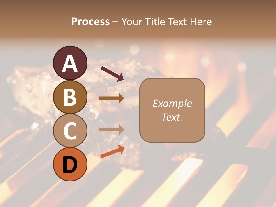 Grilling Barbeque Fire PowerPoint Template