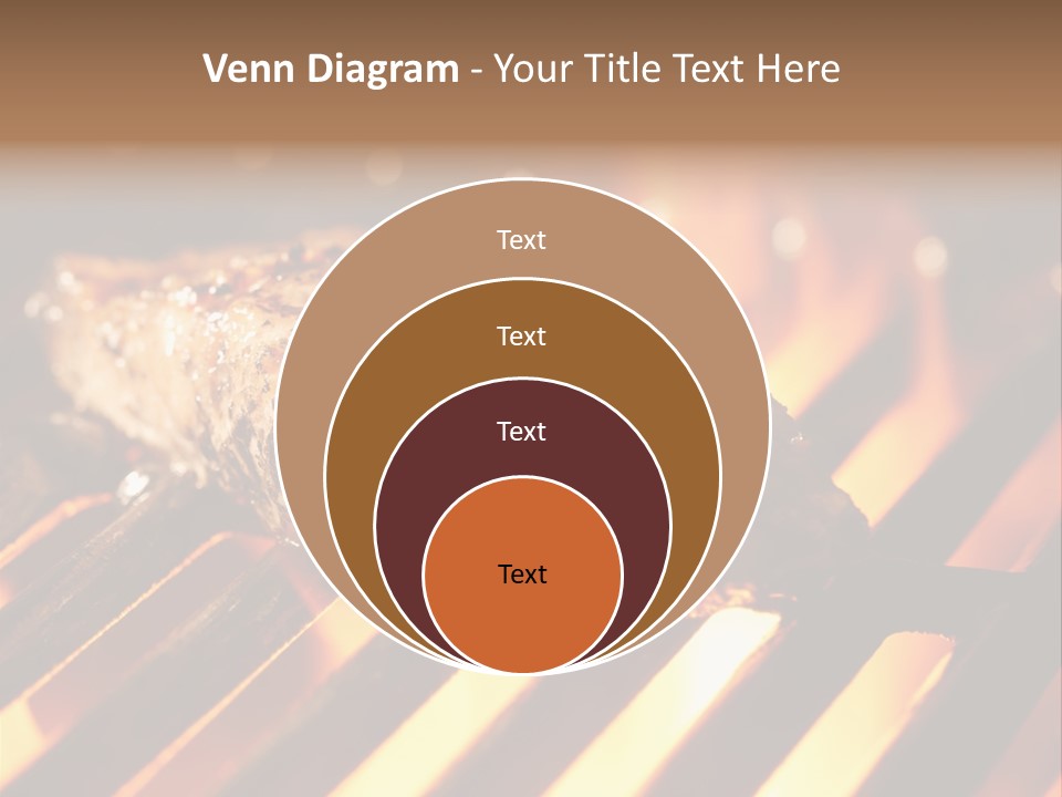 Grilling Barbeque Fire PowerPoint Template