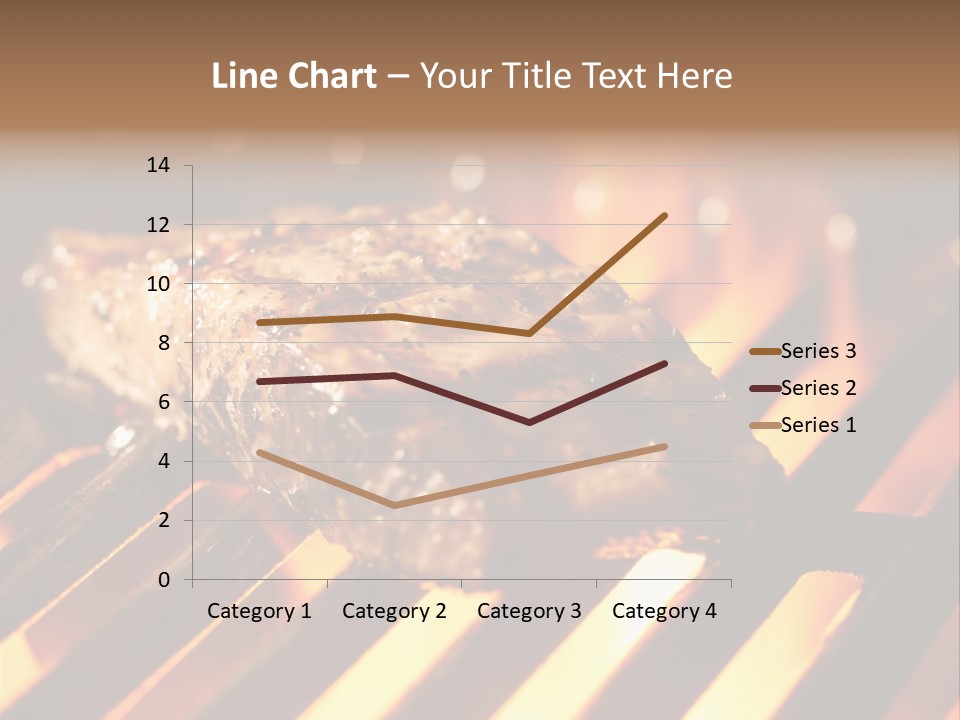 Grilling Barbeque Fire PowerPoint Template