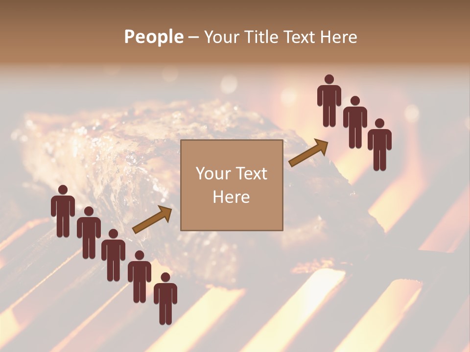 Grilling Barbeque Fire PowerPoint Template