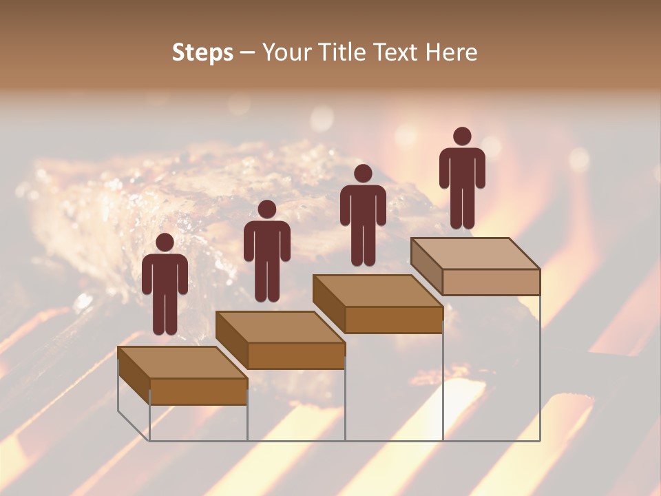 Grilling Barbeque Fire PowerPoint Template