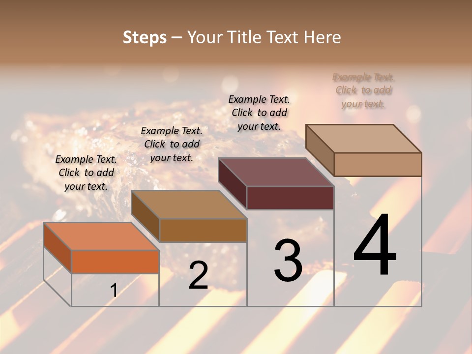 Grilling Barbeque Fire PowerPoint Template