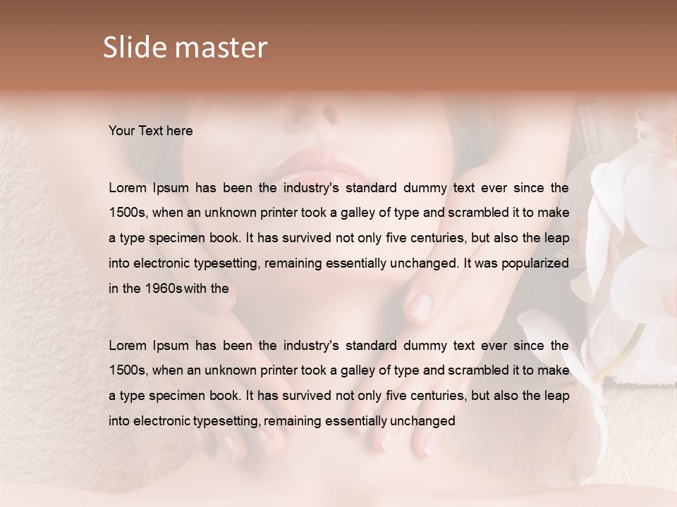 Fresh Apply Female PowerPoint Template