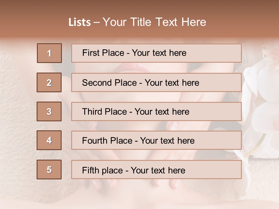 Fresh Apply Female PowerPoint Template