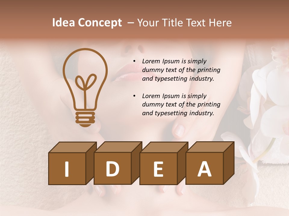 Fresh Apply Female PowerPoint Template