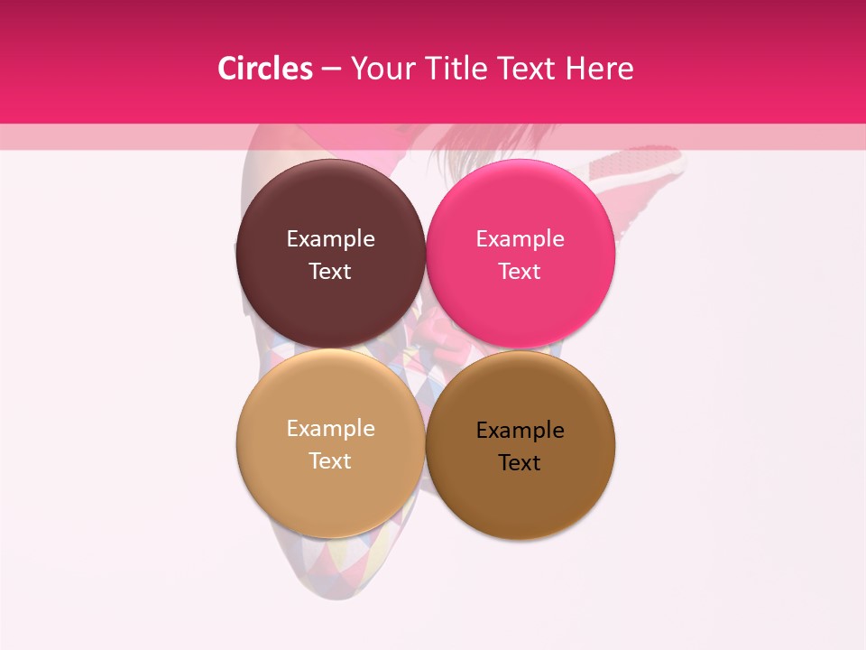 Agility Action Girl PowerPoint Template