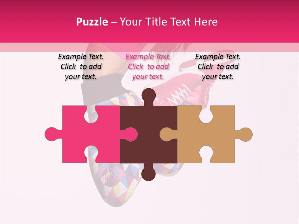 Agility Action Girl PowerPoint Template