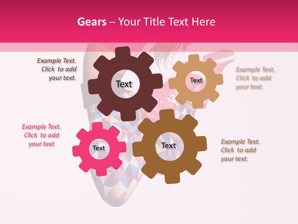 Agility Action Girl PowerPoint Template