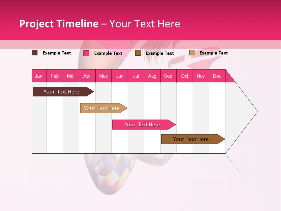 Agility Action Girl PowerPoint Template