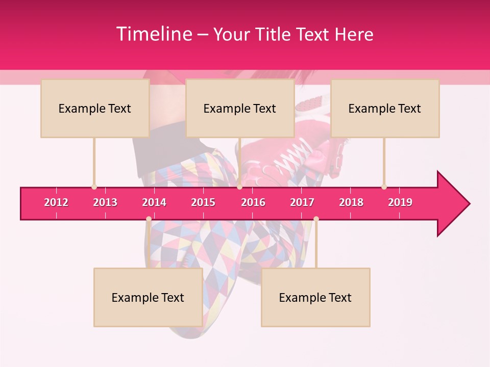 Agility Action Girl PowerPoint Template