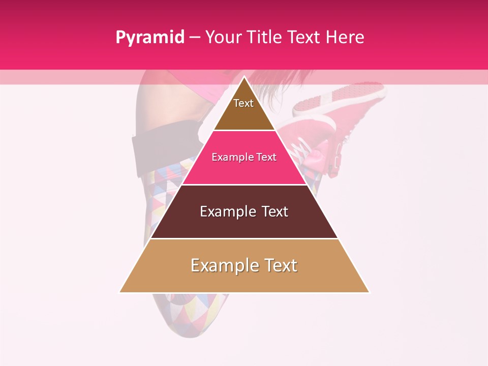 Agility Action Girl PowerPoint Template