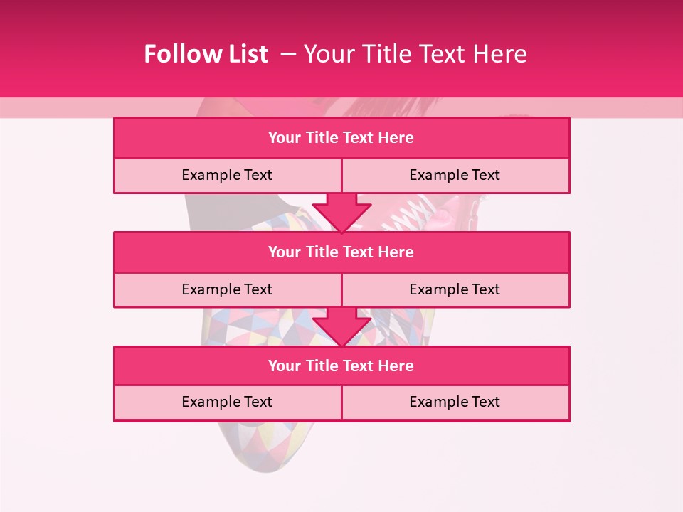 Agility Action Girl PowerPoint Template