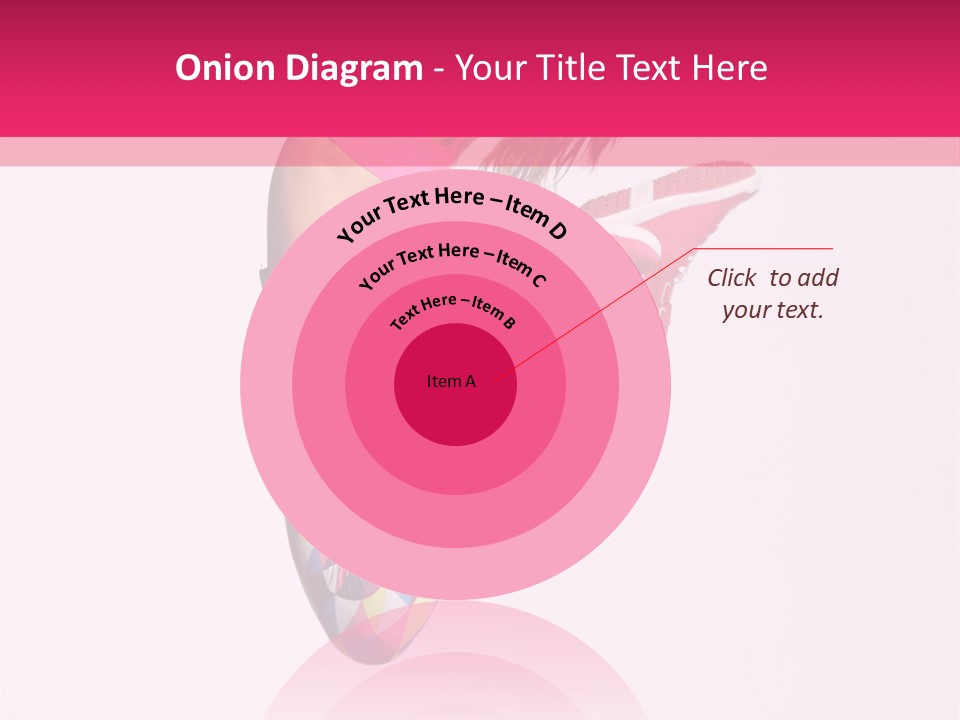 Agility Action Girl PowerPoint Template