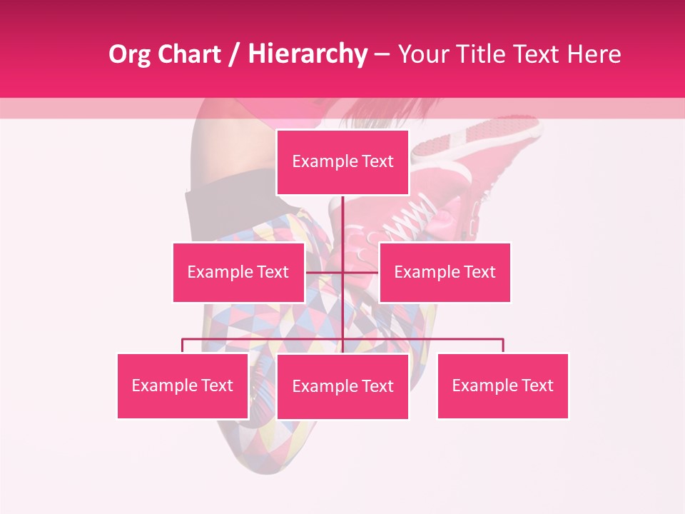 Agility Action Girl PowerPoint Template