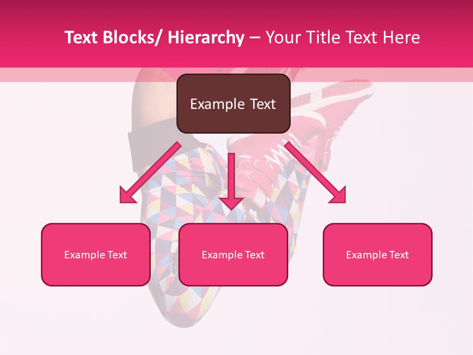 Agility Action Girl PowerPoint Template