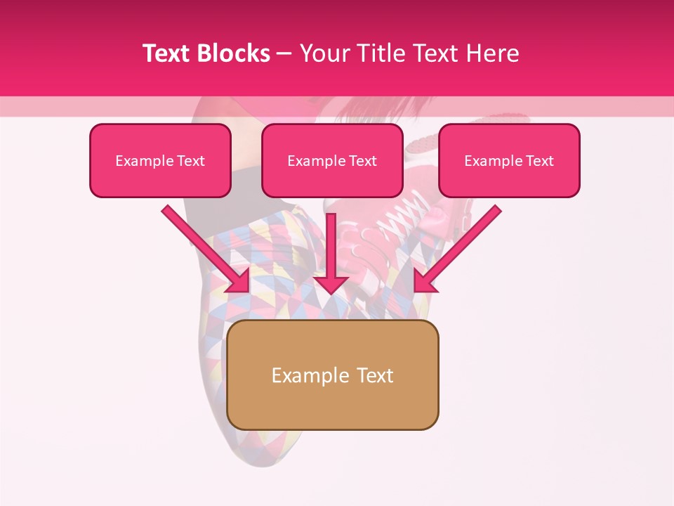 Agility Action Girl PowerPoint Template