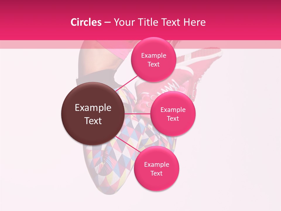 Agility Action Girl PowerPoint Template