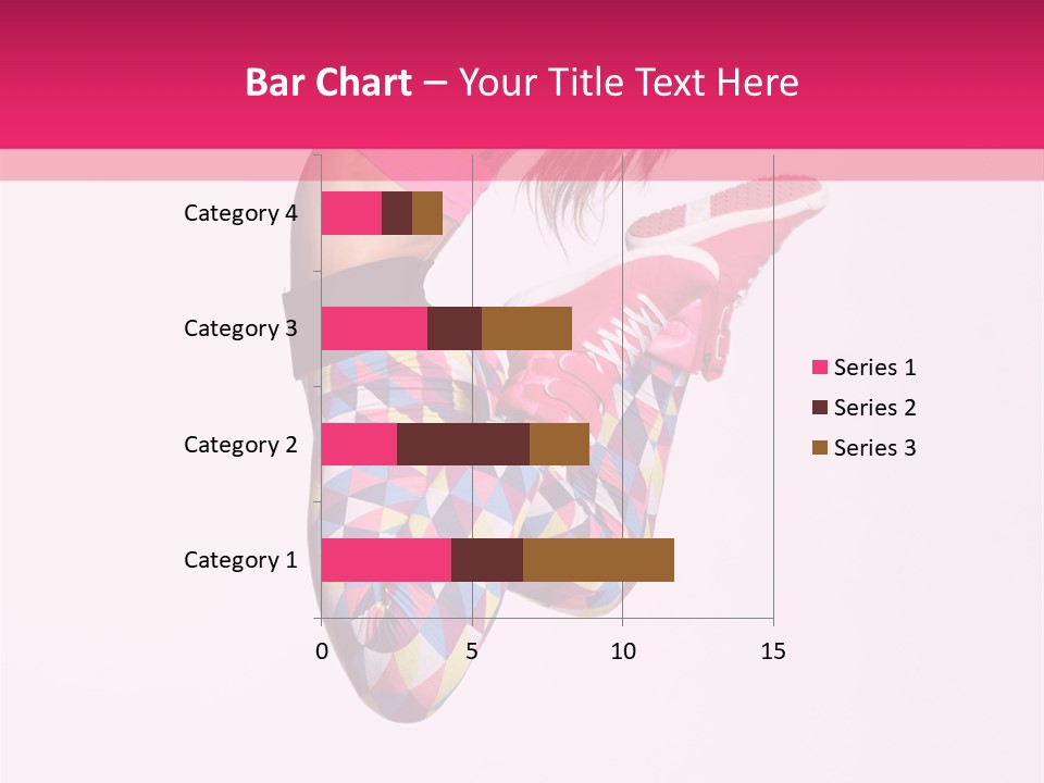 Agility Action Girl PowerPoint Template