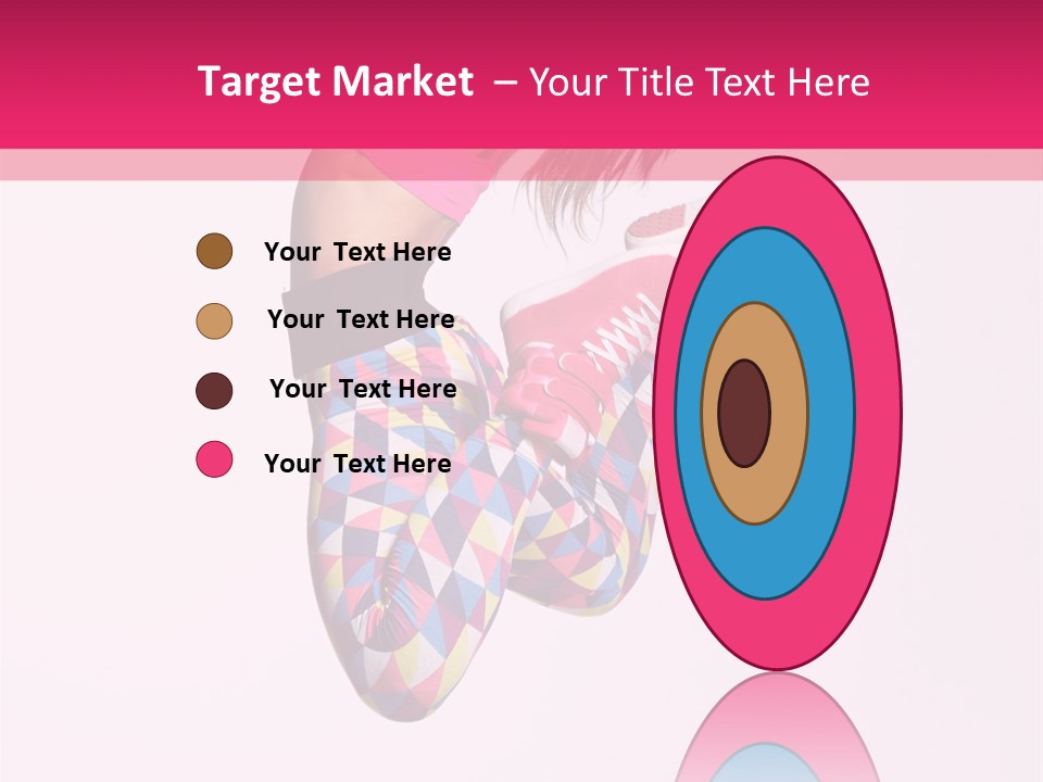 Agility Action Girl PowerPoint Template