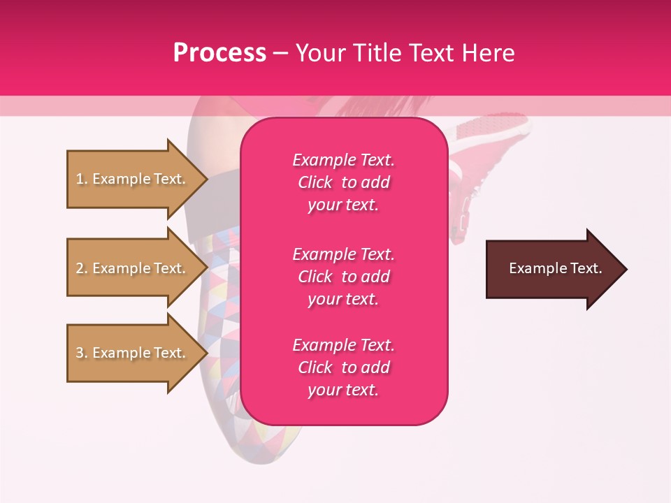 Agility Action Girl PowerPoint Template