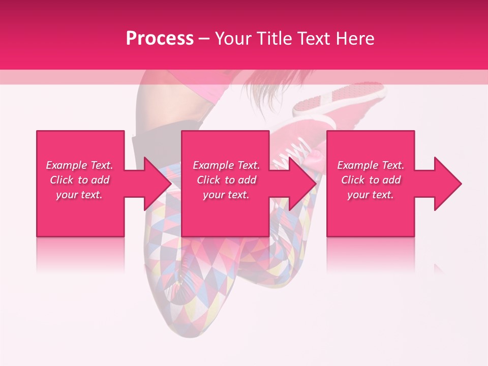 Agility Action Girl PowerPoint Template